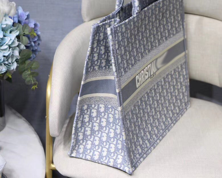 DR029 Book Tote Bag / HIGHEST QUALITY VERSION / S:14.4x11x6.9inch  L:16.3x13.8x7.1inch