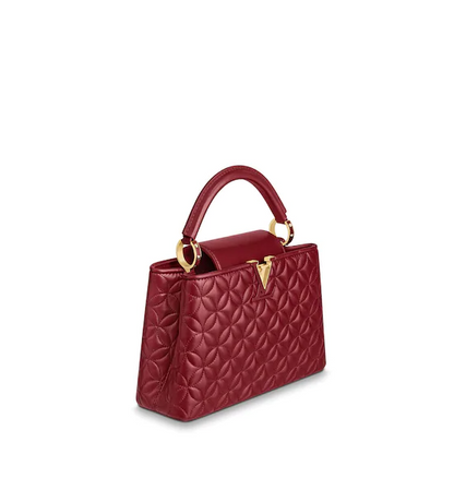 LV Capucines BB Rough Carmin