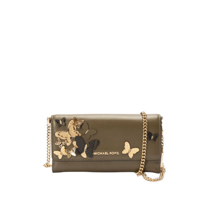 Michael Kors Olive Convertible Chain Wallet