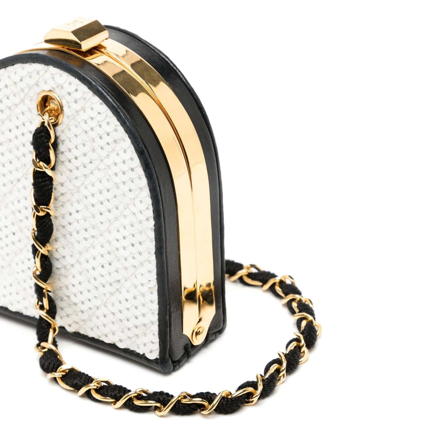 Sequins 80s Minaudière Clutch
