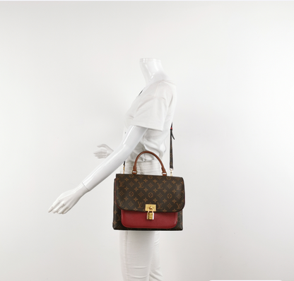 Louis Vuitton (LV) Marignan 28cm red 027852700790