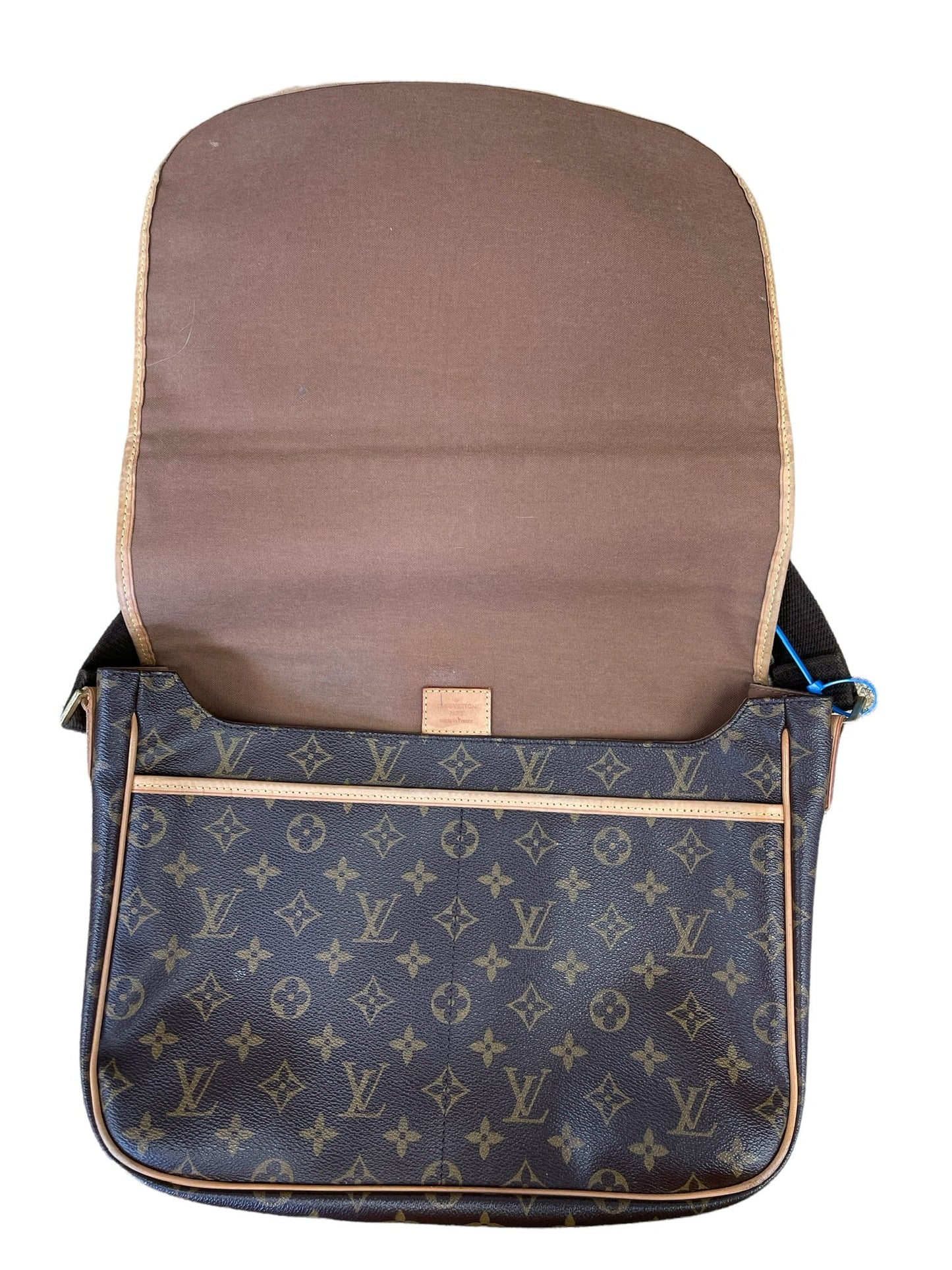 Handbag Luxury Designer By Louis Vuitton Bosphore Messenger Bag Monogram canvas GM  Size: Medium