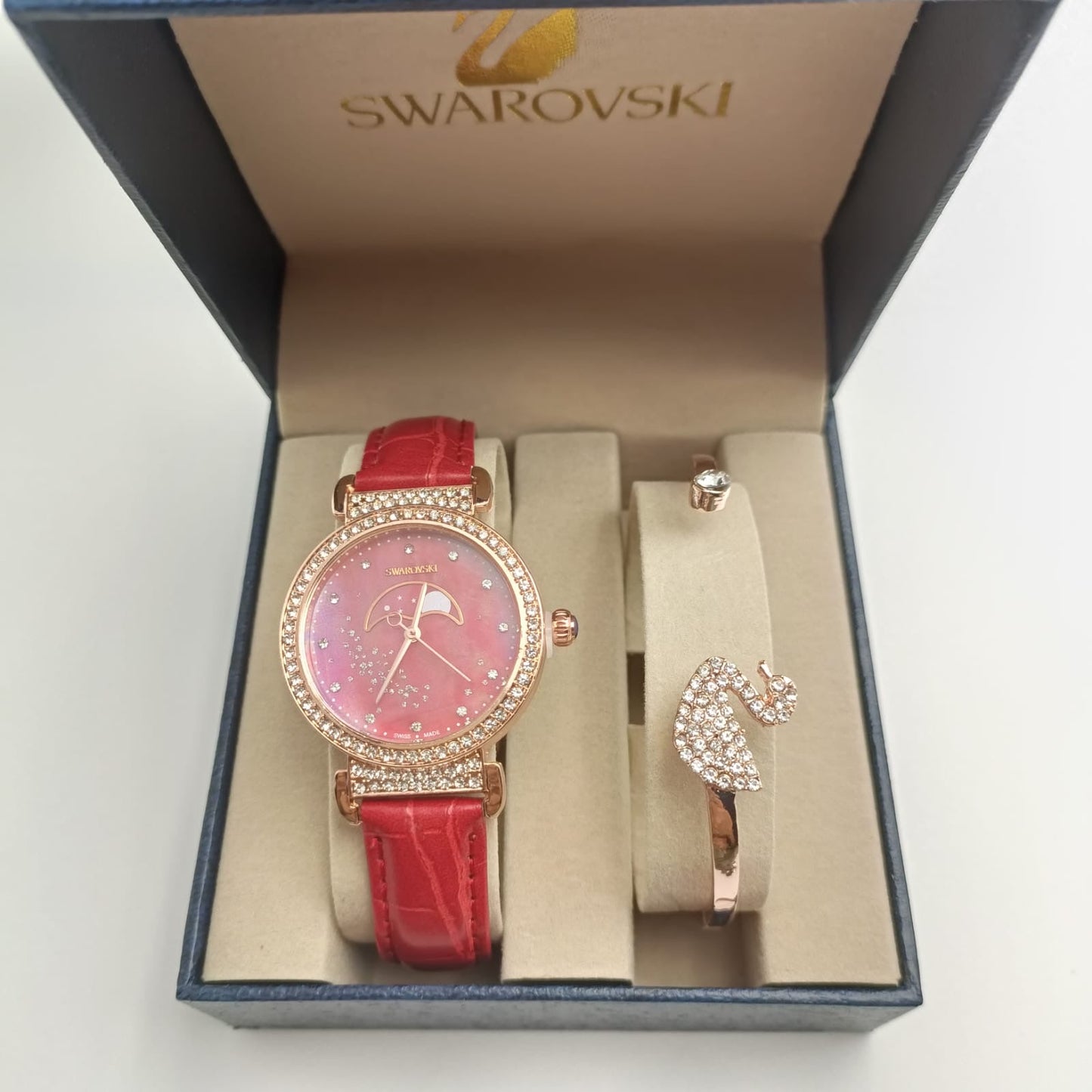 Swarovski Watch Bangle Set