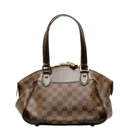 Louis Vuitton Verona PM Handbag N41117 Brown PVC Leather  Louis Vuitton