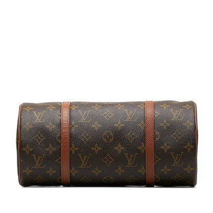 Louis Vuitton Monogram Papillon 30 (Old) Handbag M51365 Brown PVC Leather  Louis Vuitton