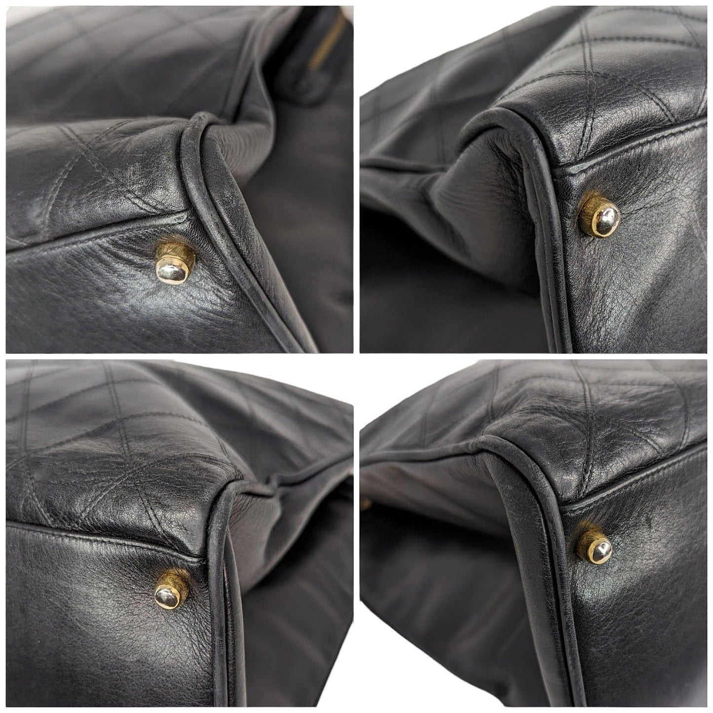 Chanel Vintage Calfskin Stitched XL Supermodel Tote