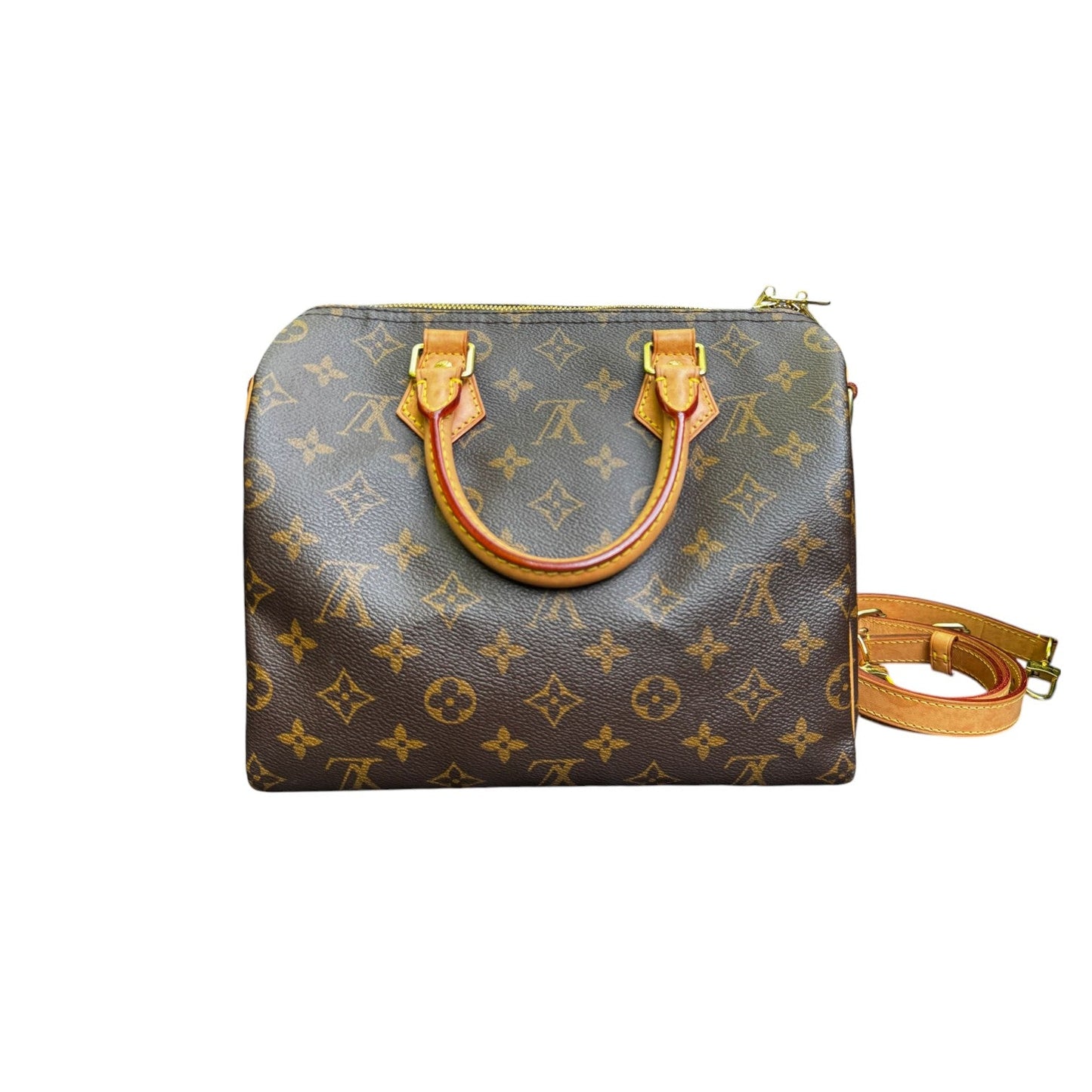 Louis-Vuitton Speedy Bandouliere 25 Monogram Brown GHW