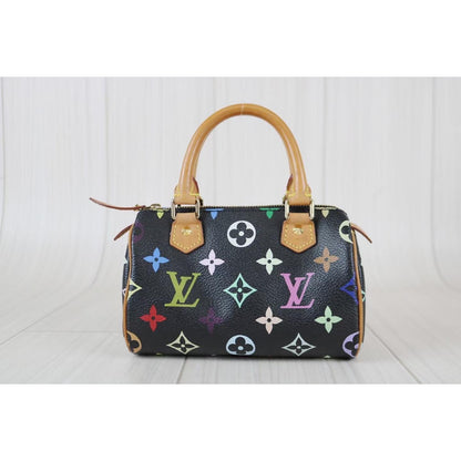 Rank A ｜ LV Multi Monogram Mini Speedy Handbag｜080201