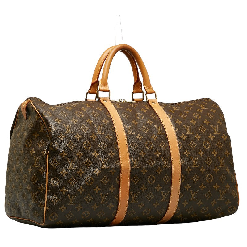 ルイ ヴィトン モノグラム キーポル50 ハンドバッグ ボストンバッグ M41426 ブラウン PVC レザー レディース LOUIS VUITTON 【中古】｜【銀座パリス】　楽天市場店