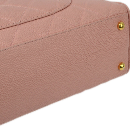 Chanel Pink Caviar Bowling Bag 27