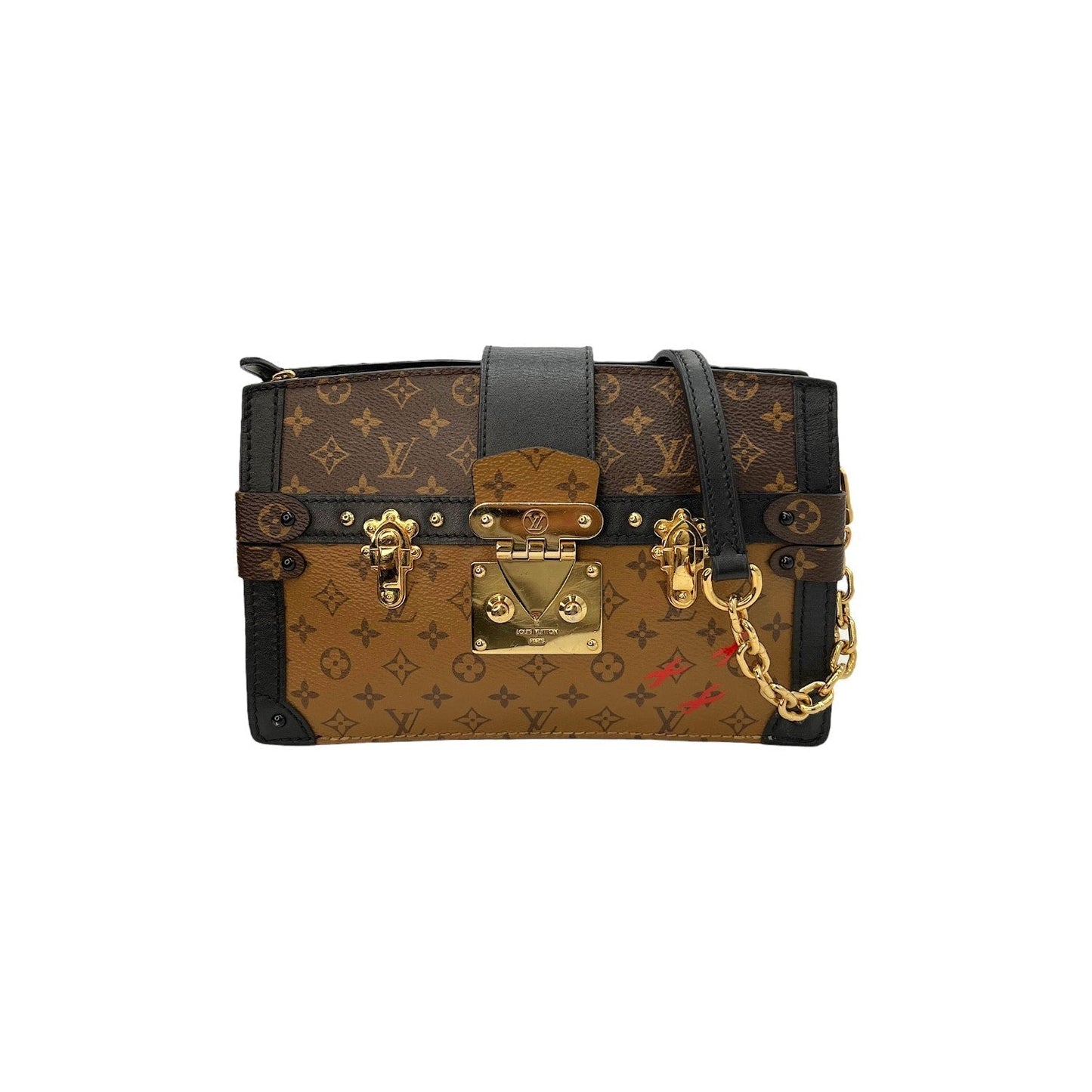 Louis Vuitton Reverse Monogram Trunk Clutch