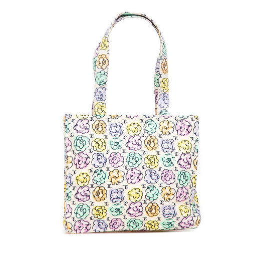 Chanel Camellia Flower Nylon Tote Bag