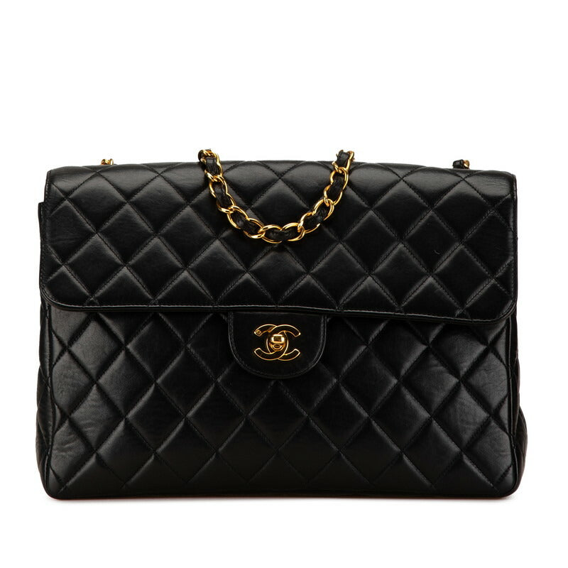 Chanel Matelasse Coco Mark Lambskin Shoulder Bag