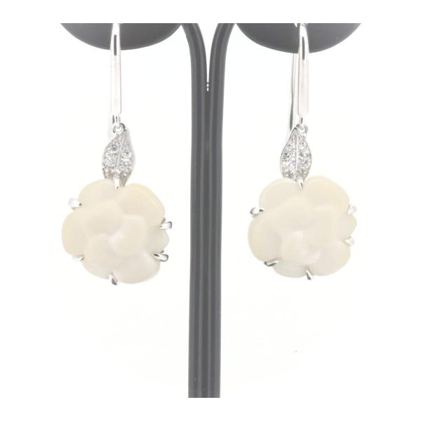 Chanel Camellia Chalcedony Earrings  Metal Earrings in Excellent condition
