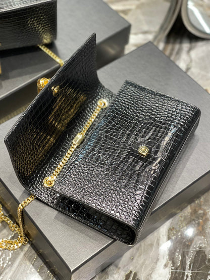 Yves Saint Laurent Kata Medium Chain Bag Black