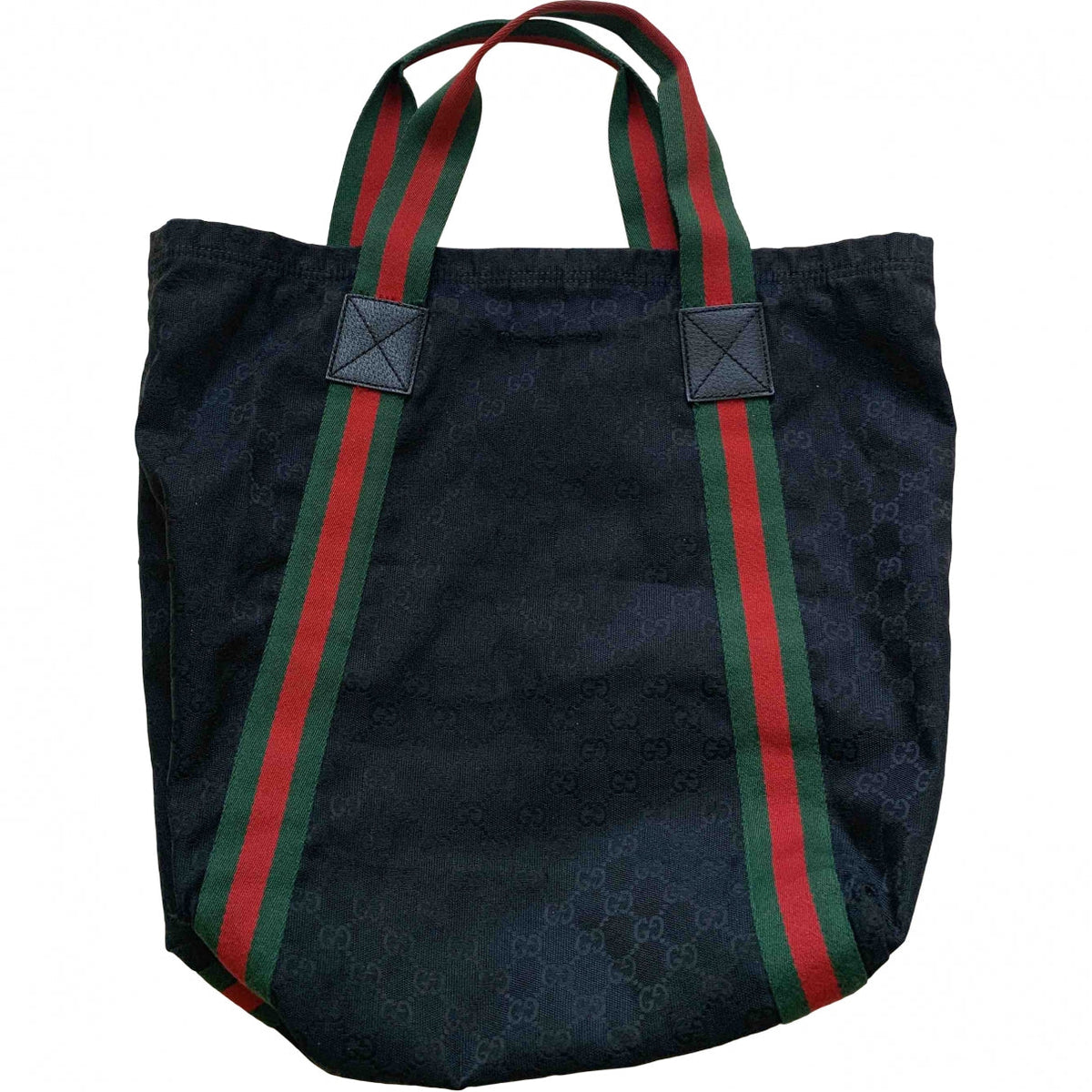 Gucci black cloth handbag