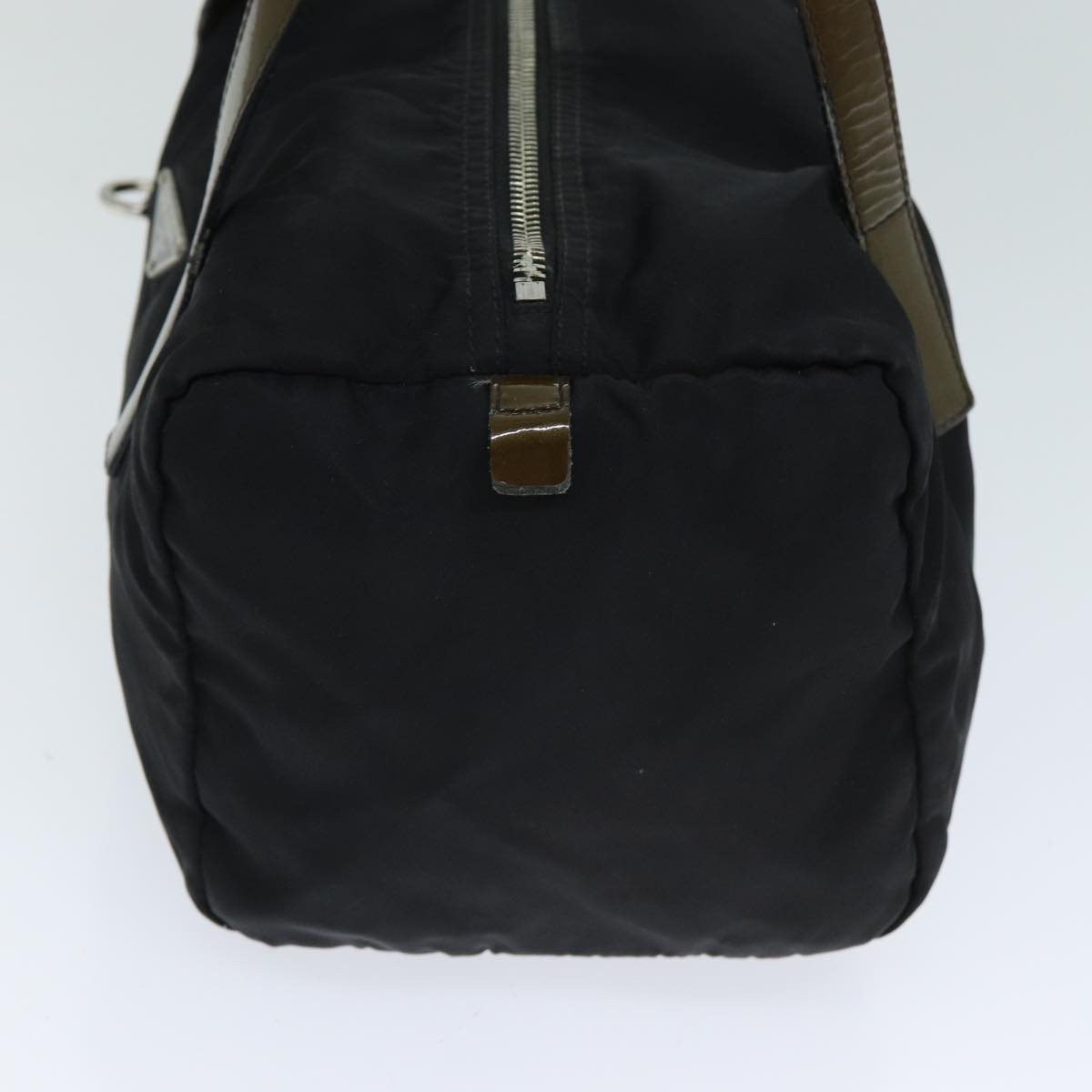 PRADA Nylon Hand Bag Black Auth 80095