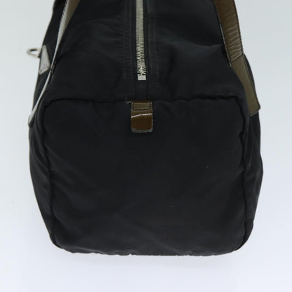 PRADA Nylon Hand Bag Black Auth 80095