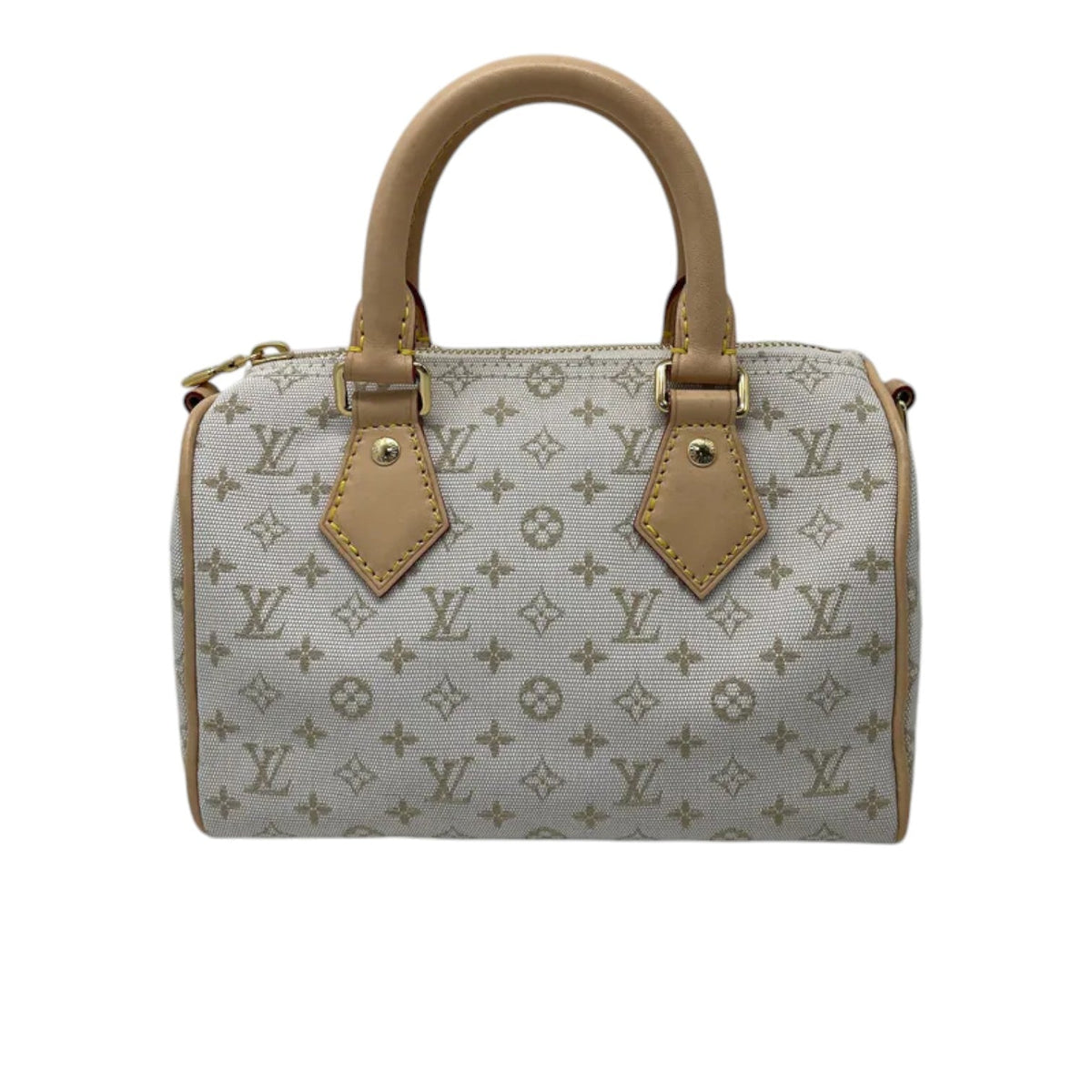 Louis-Vuitton Speedy Bandouliere 20 Mastic Cream GHW
