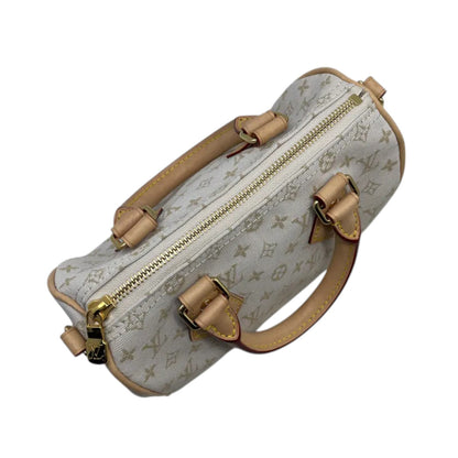 Louis-Vuitton Speedy Bandouliere 20 Mastic Cream GHW