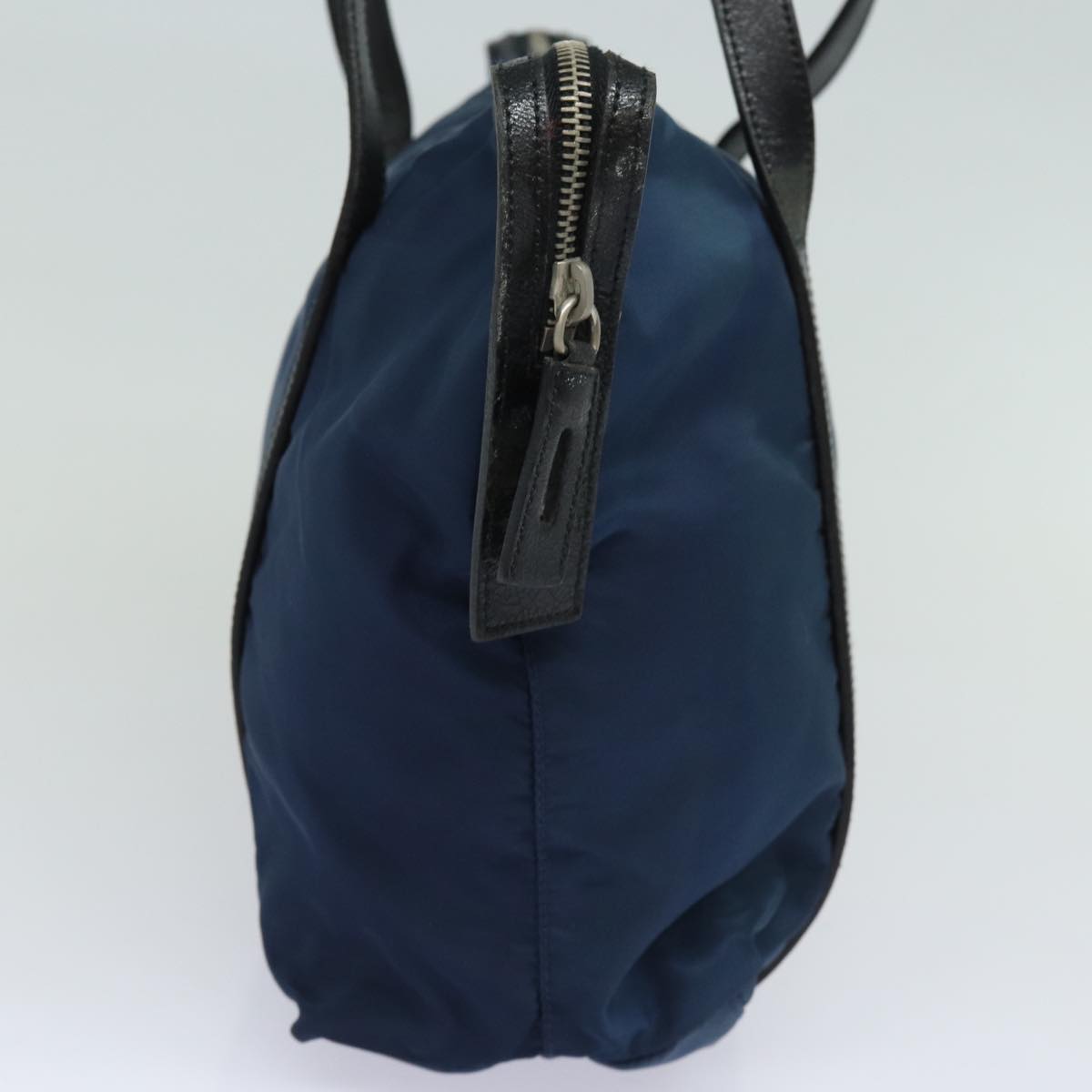 PRADA Nylon Shoulder Bag Blue Auth 80109