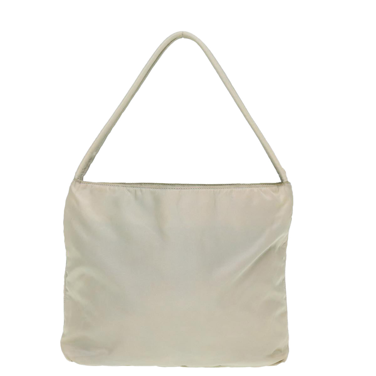 PRADA Nylon Tote Bag White Auth 80111