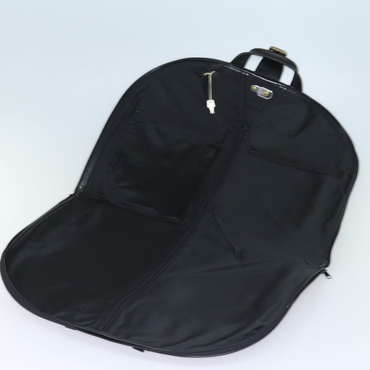 BURBERRYSs Nova Check Garment Cover Canvas Beige Black Auth 80164