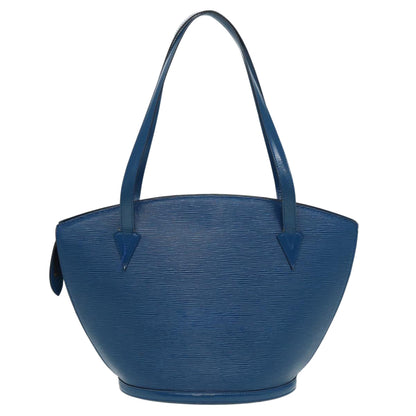 LOUIS VUITTON Epi Saint Jacques Shopping Shoulder Bag Blue M52275 LV Auth 80212