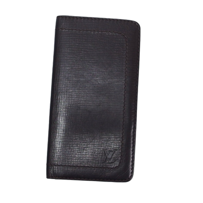 Louis Vuitton Black Leather Utah wallet accessories