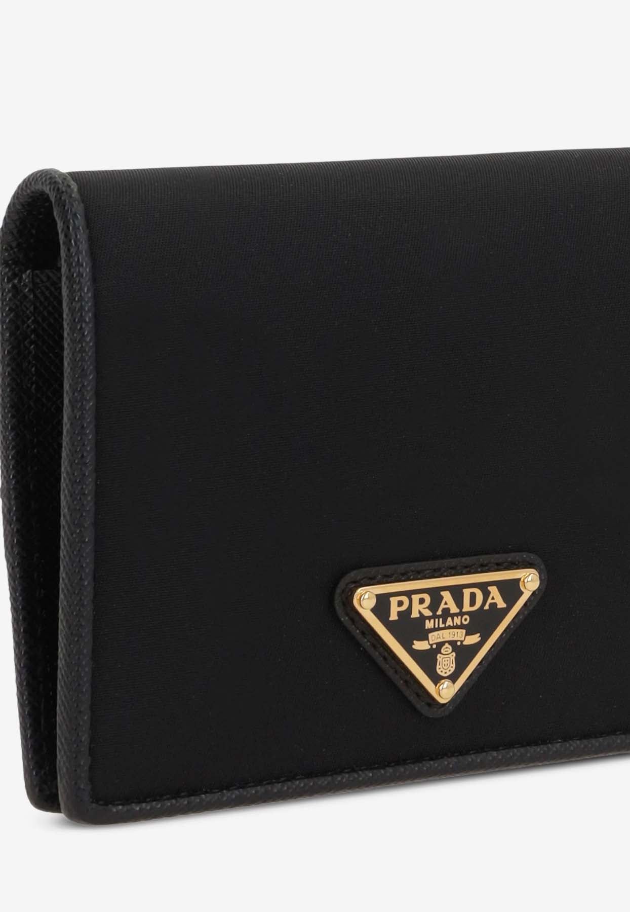 Re-Nylon Triangle Logo Wallet