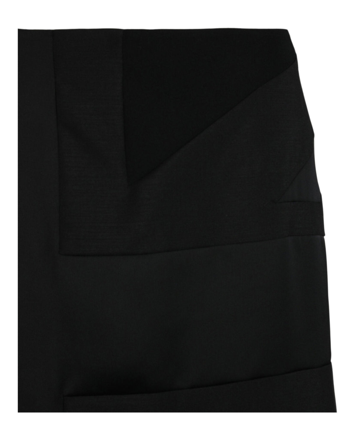 Burberry Womens Intarsia Draped Skirt