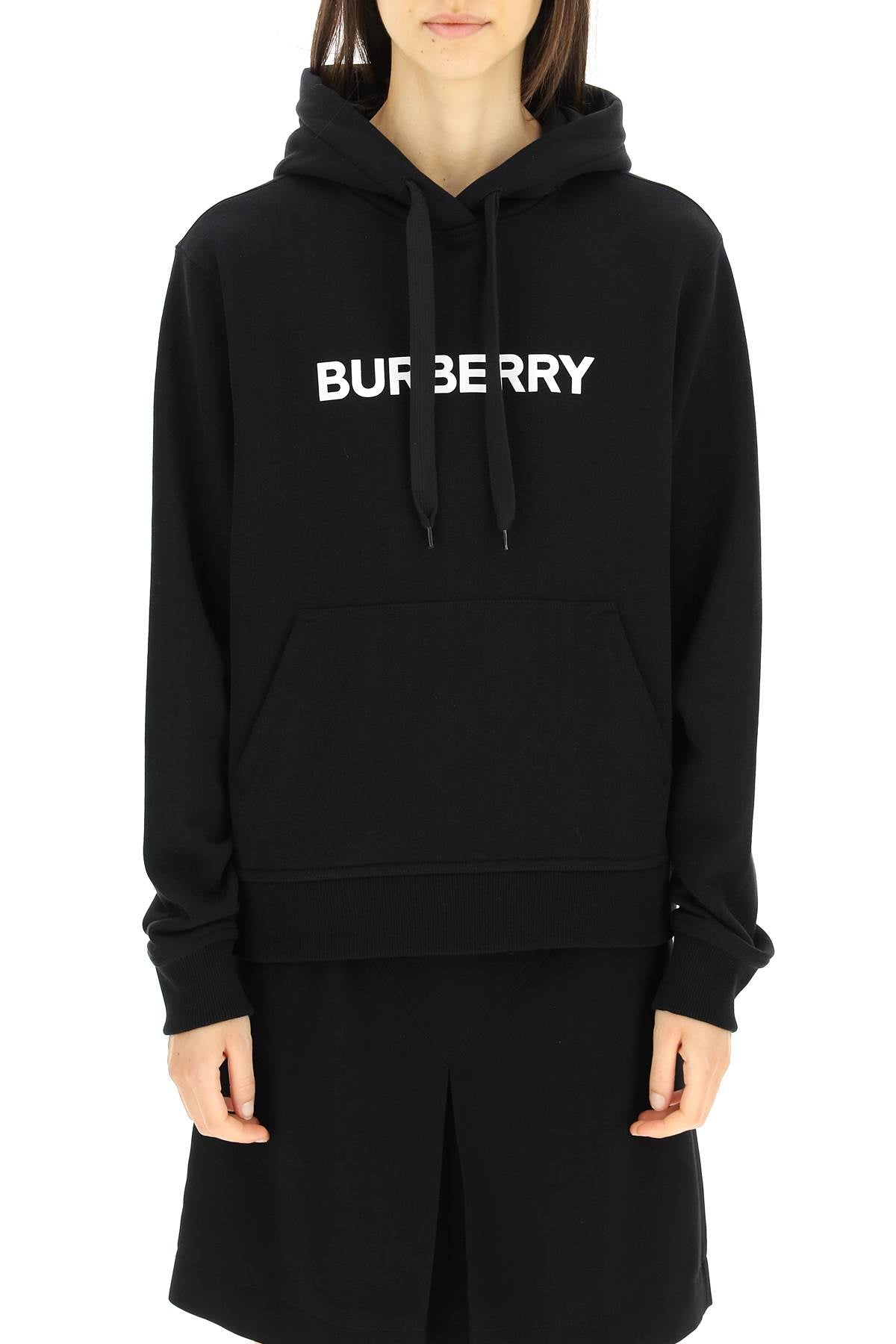 Burberry Poulter Hoodie With Logo Print Women