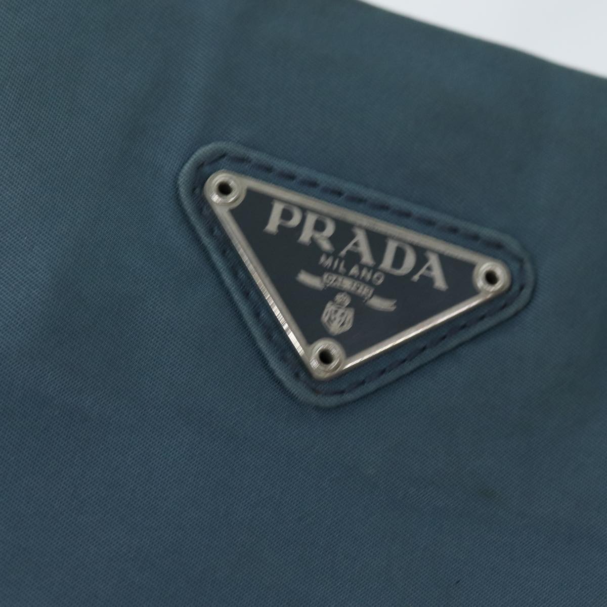 PRADA Tote Bag Nylon Blue Auth 80573