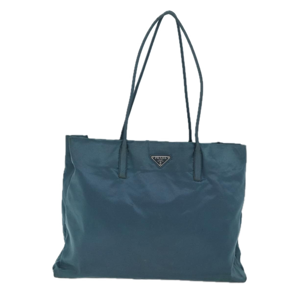 PRADA Tote Bag Nylon Blue Auth 80573