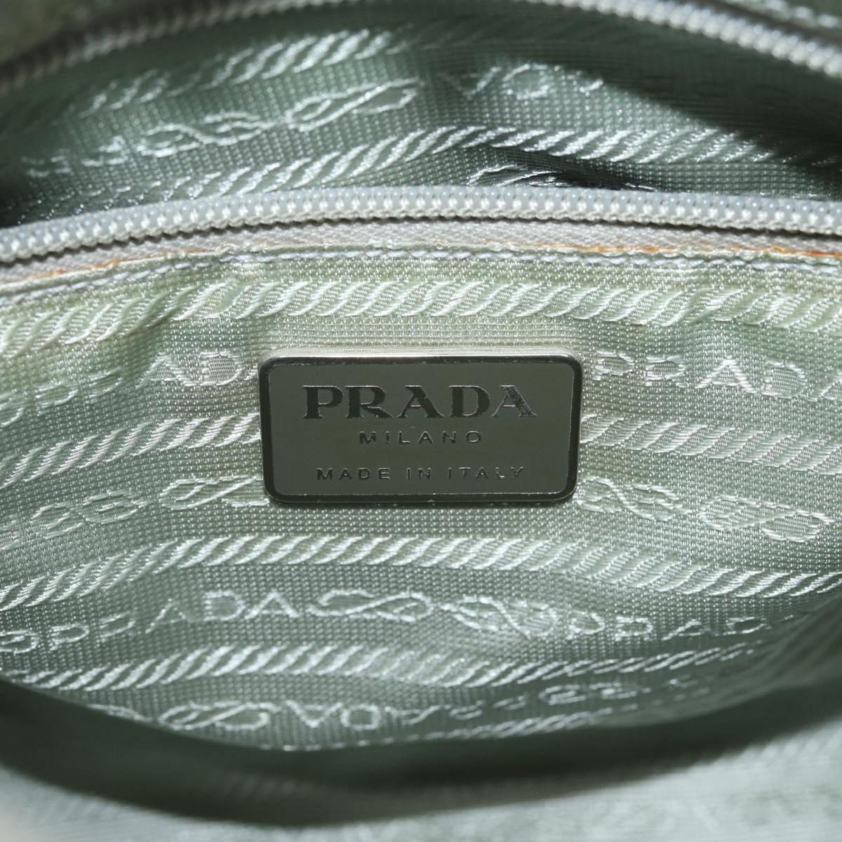 PRADA Shoulder Bag Nylon Light Blue Auth 80574