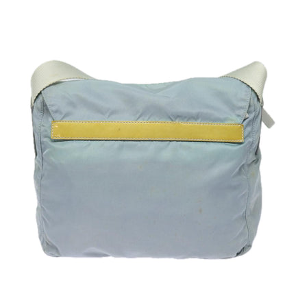 PRADA Shoulder Bag Nylon Light Blue Auth 80574