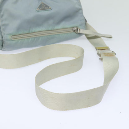 PRADA Shoulder Bag Nylon Light Blue Auth 80574