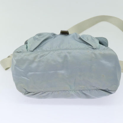 PRADA Shoulder Bag Nylon Light Blue Auth 80574