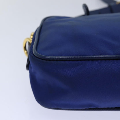 PRADA Shoulder Bag Nylon Blue Auth 80581