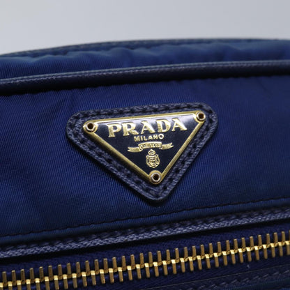 PRADA Shoulder Bag Nylon Blue Auth 80581