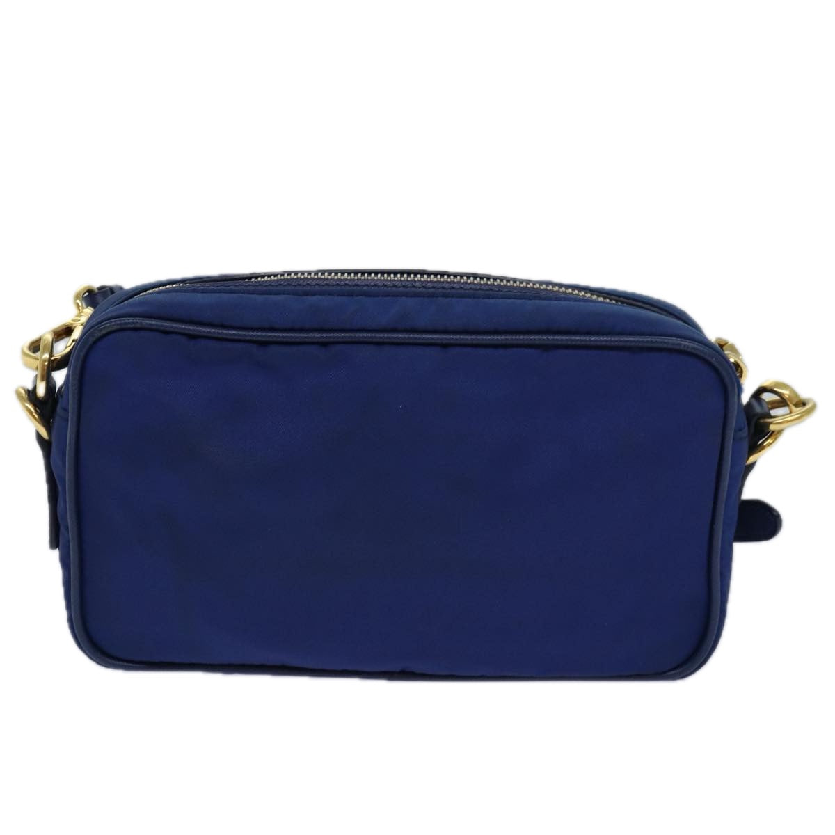 PRADA Shoulder Bag Nylon Blue Auth 80581