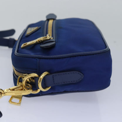 PRADA Shoulder Bag Nylon Blue Auth 80581