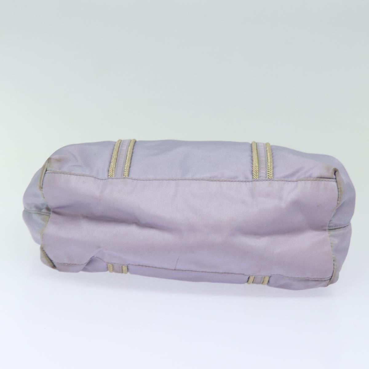 PRADA Hand Bag Nylon Purple Auth 80612