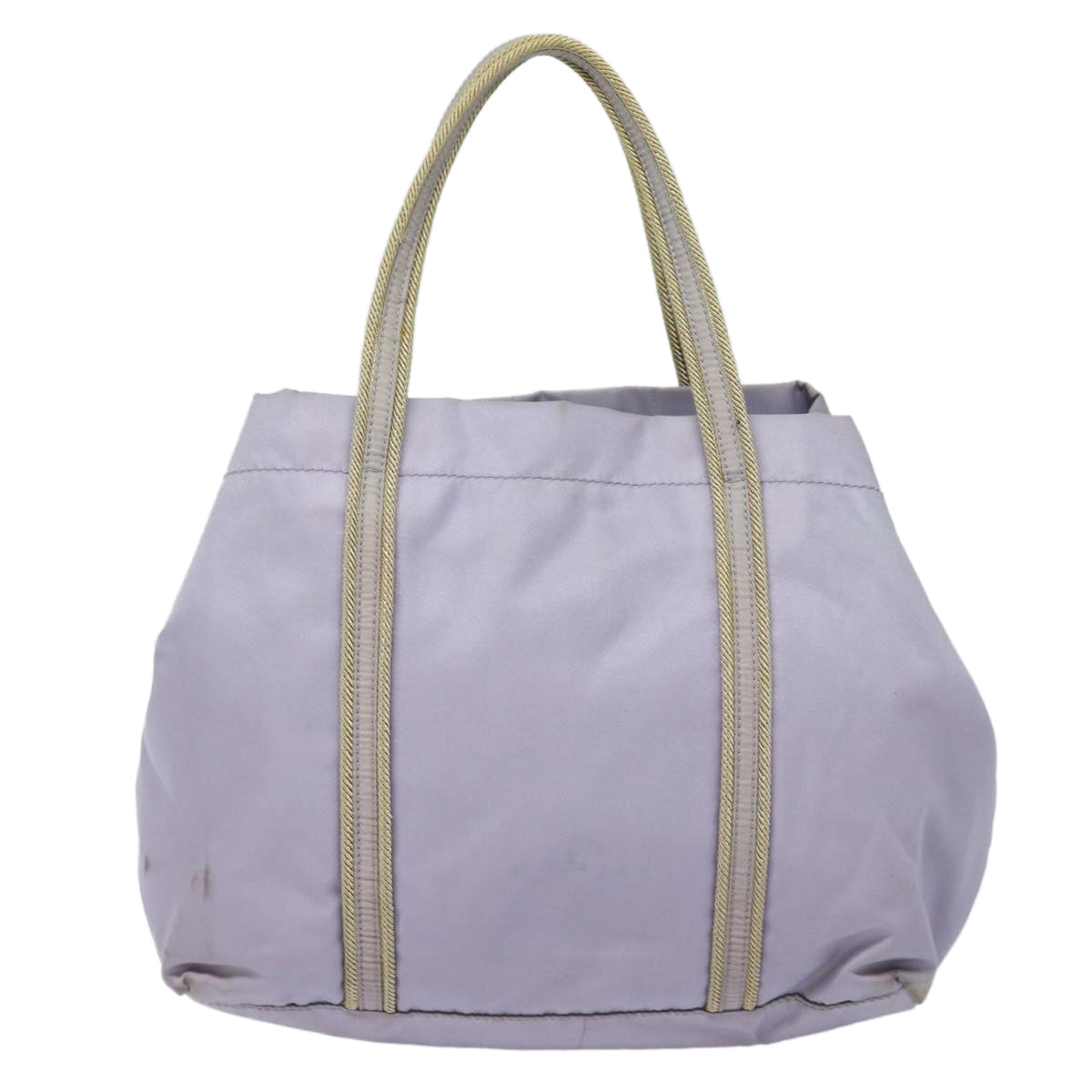 PRADA Hand Bag Nylon Purple Auth 80612