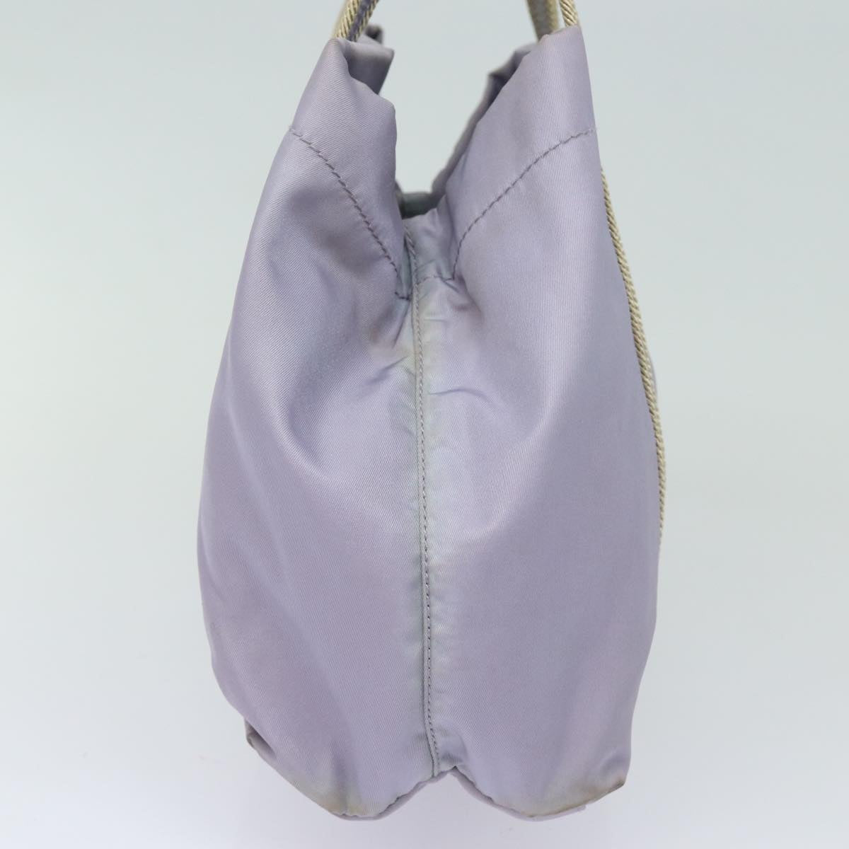 PRADA Hand Bag Nylon Purple Auth 80612