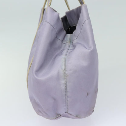 PRADA Hand Bag Nylon Purple Auth 80612