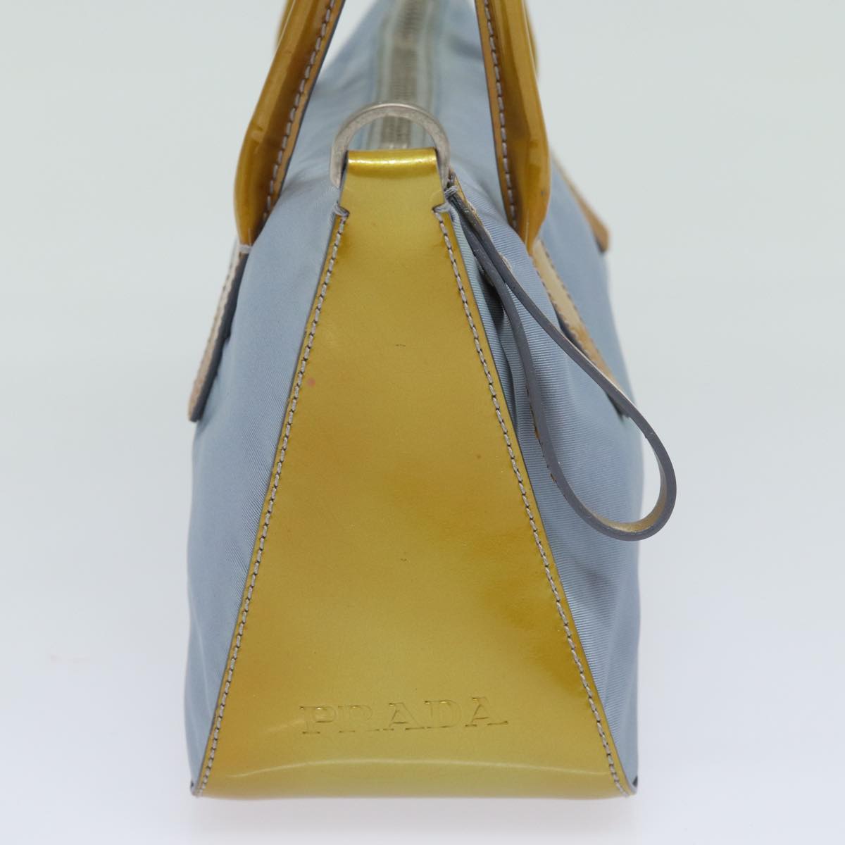 PRADA Hand Bag Nylon 2way Blue Auth 80616