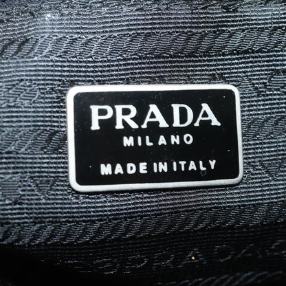 PRADA Hand Bag Nylon Black Auth 80618