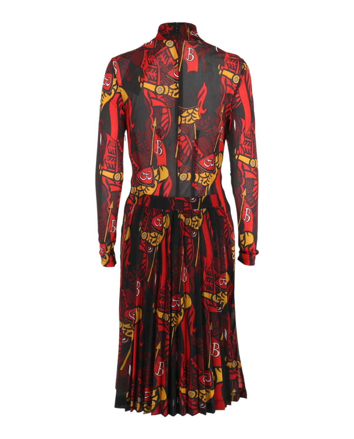 Burberry Womens Long Sleeve Trapeze Dress