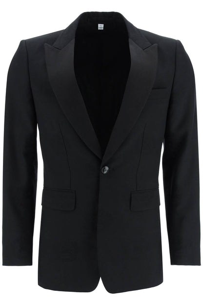 Burberry Tuxedo Jacket With Jacquard Details Men